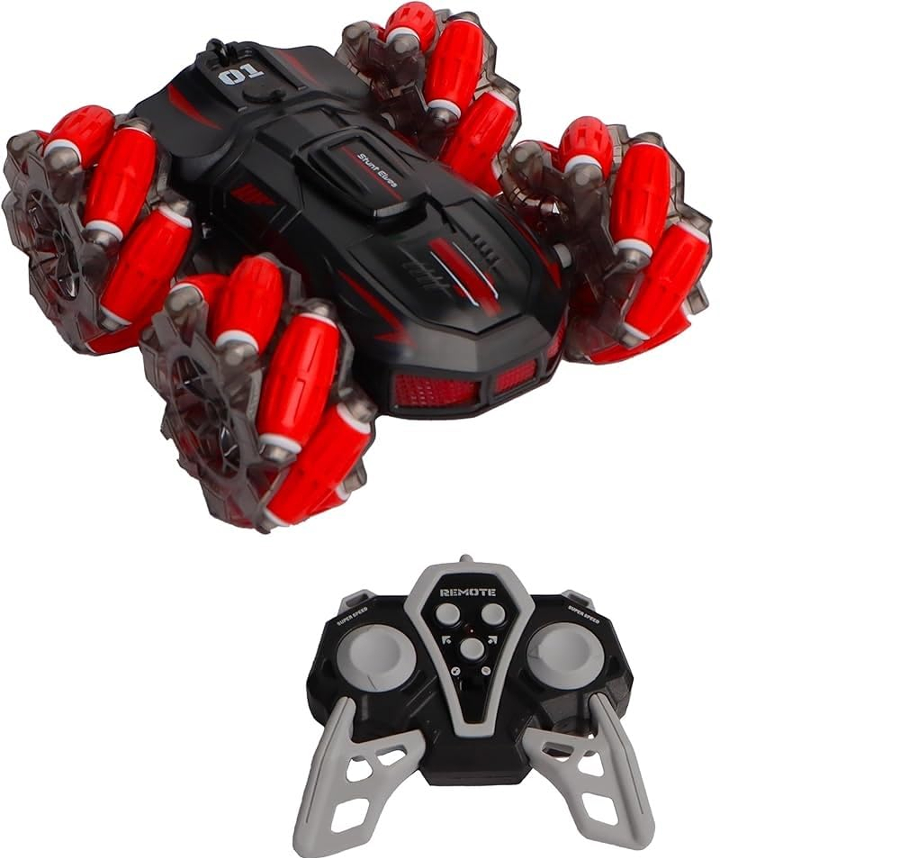 The stunt vehicle racing car